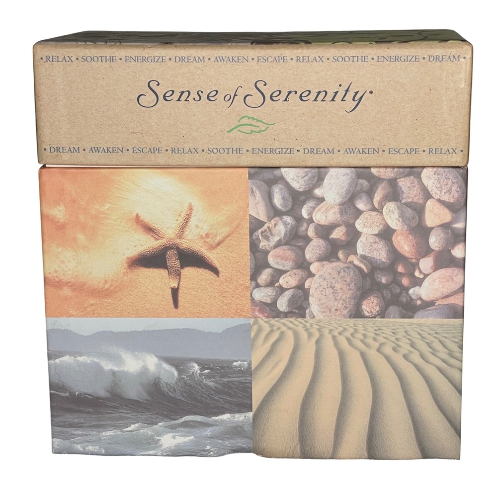 Sense of Serenity Essential Oil Aromatherapy Set with Booklets and Candles